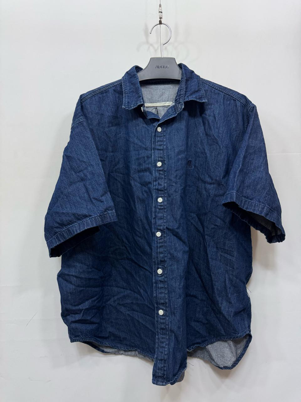 •L) 라퍼지스토어 반팔 데님 셔츠