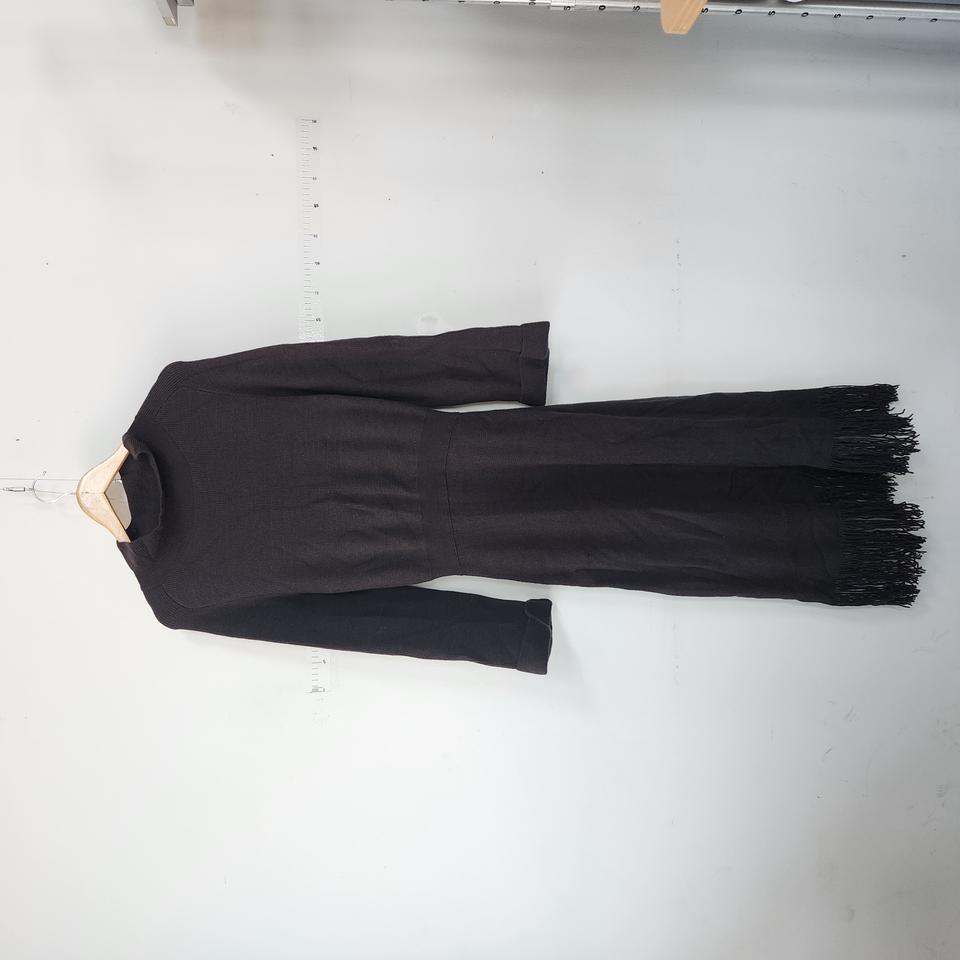 지컷 니트 롱 원피스