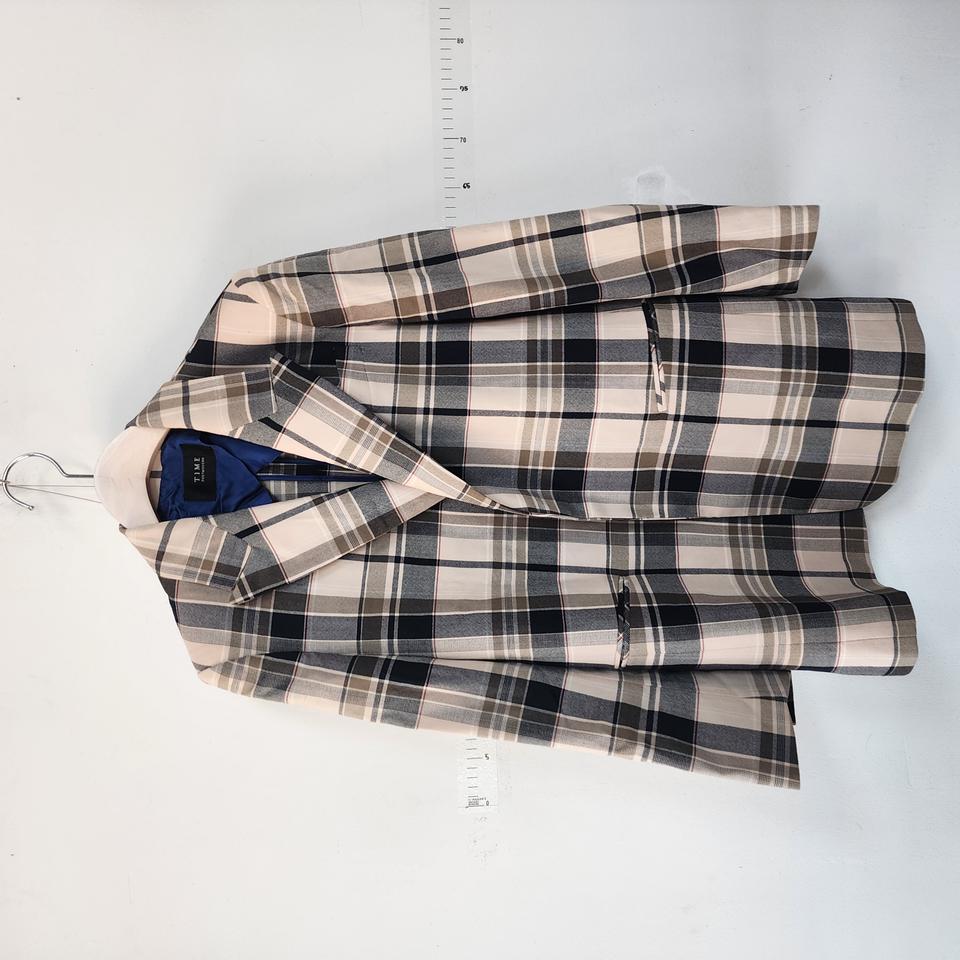 TIME 타임 체크 패턴 자켓