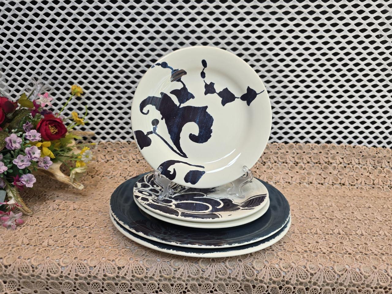 프랑스 디자이너의 협업 지앙 인디고 5점.미사용