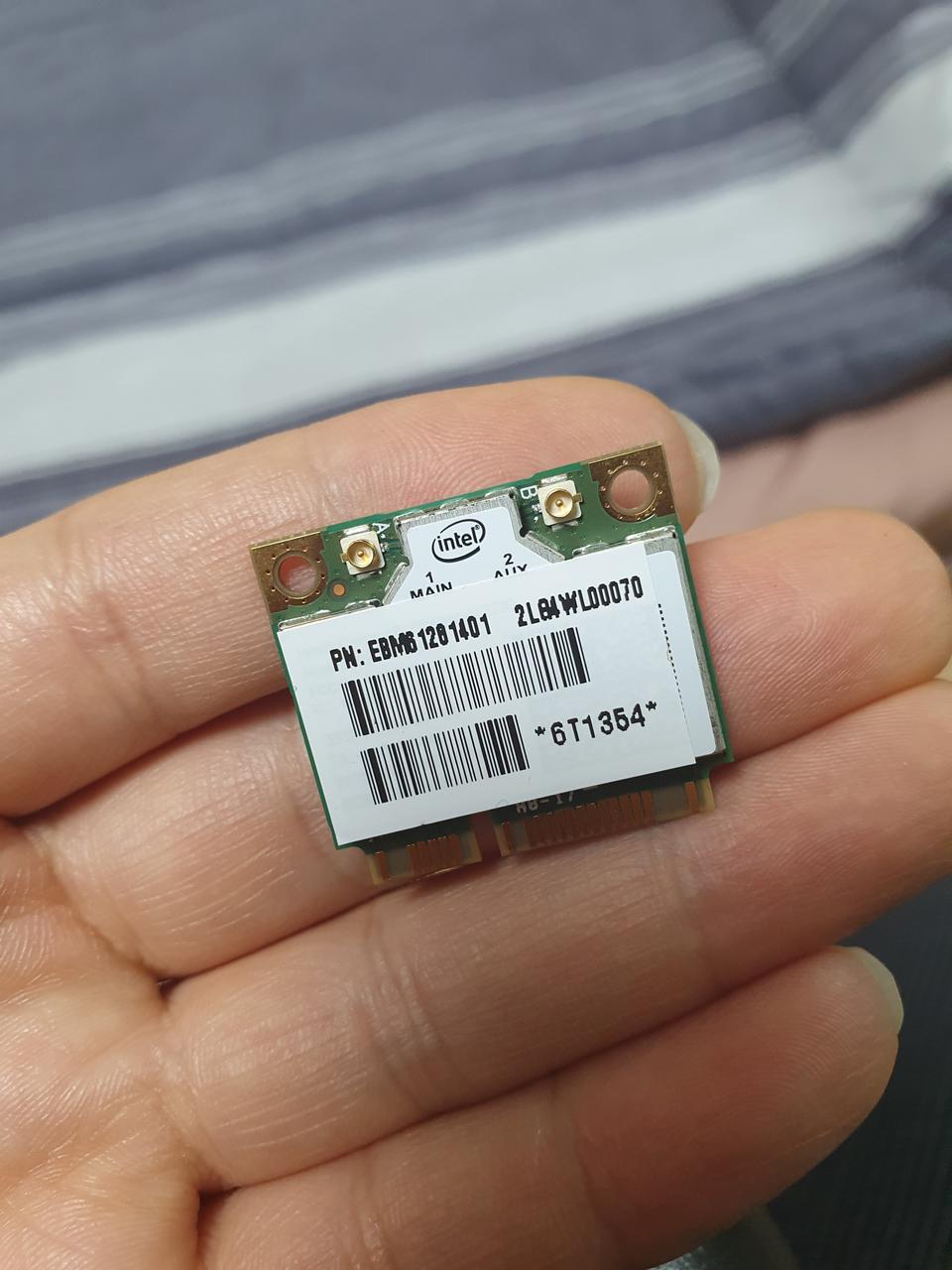 intel 인텔 노트북용 랜카드 입니다