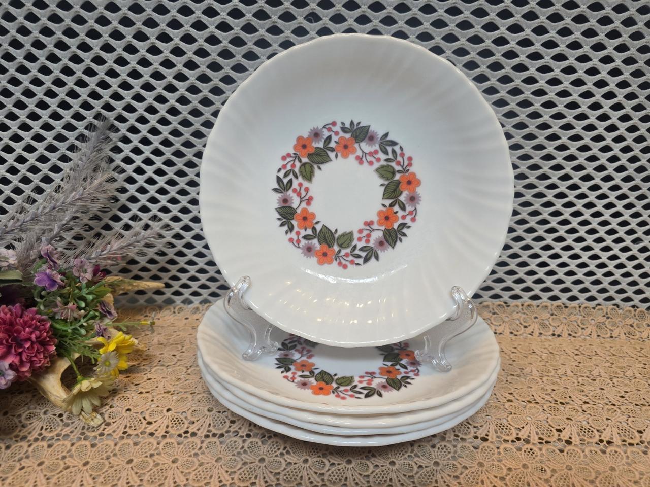 프랑스 앤틱 아코팔 파스타볼 5점.