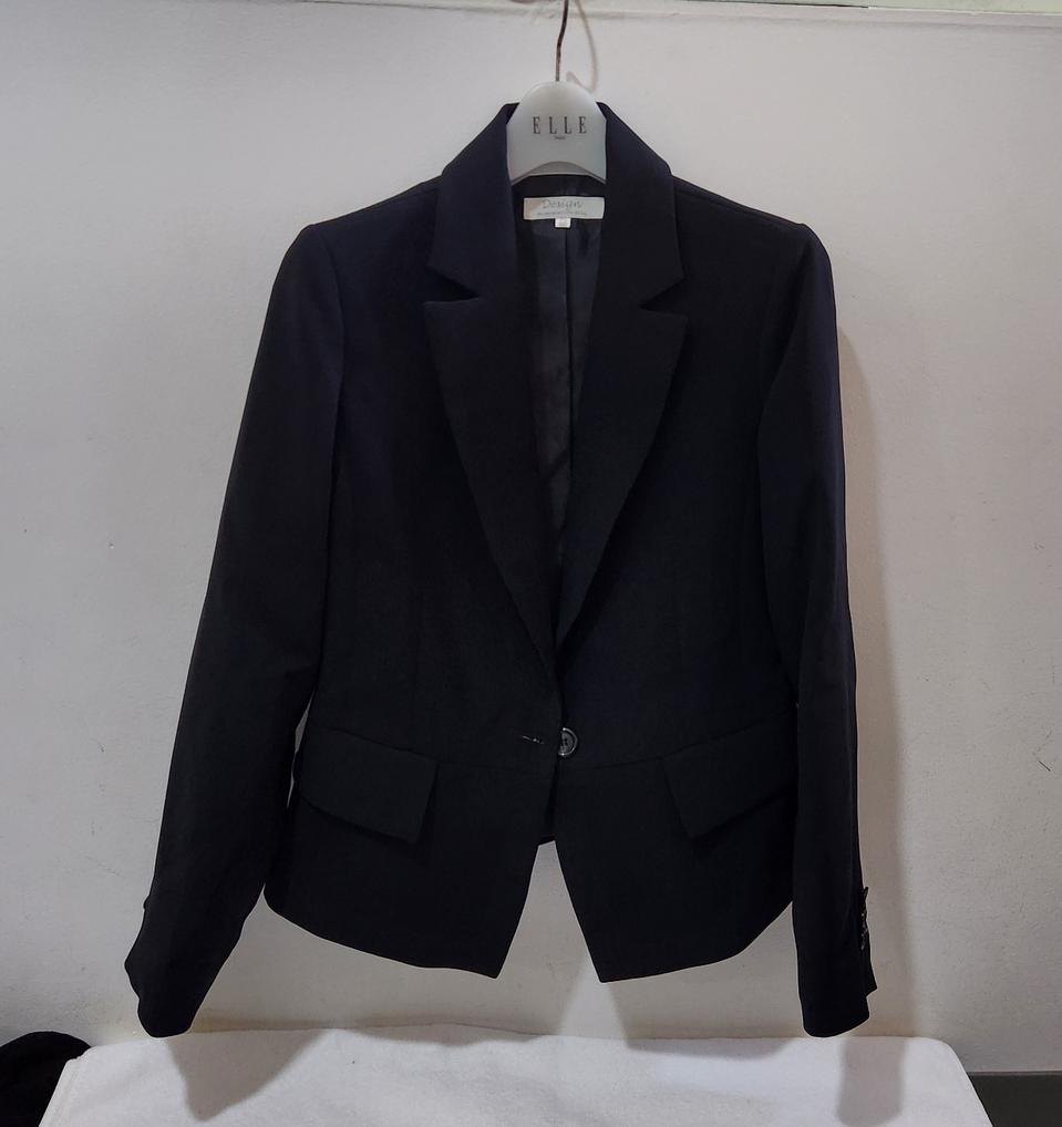 원버튼 블랙 자켓 (55) 거의 새것