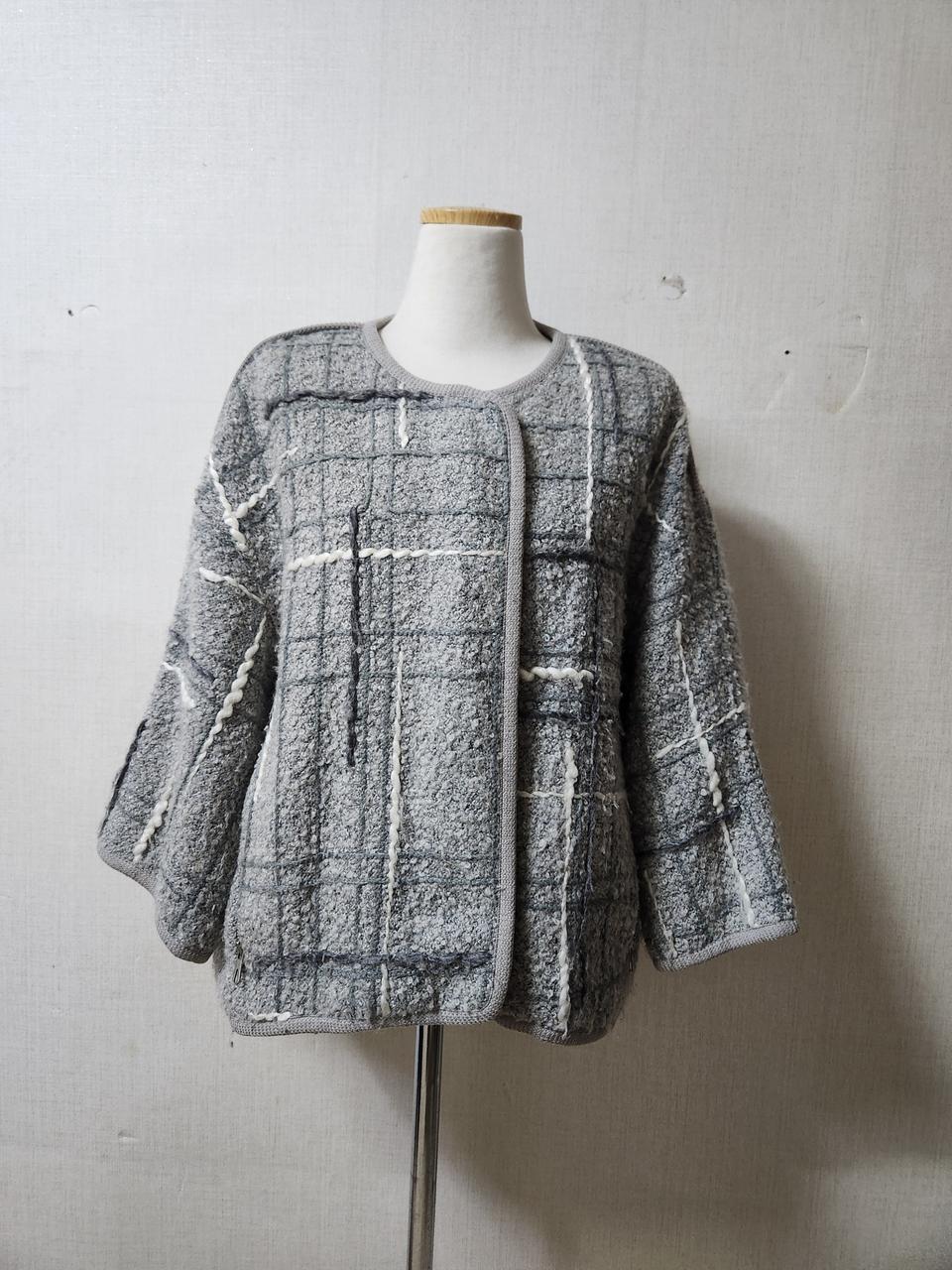 시스템 양모혼방자켓