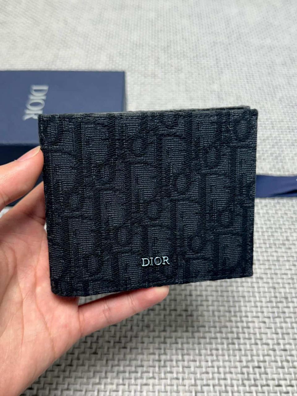 디올 오블리크 반지갑