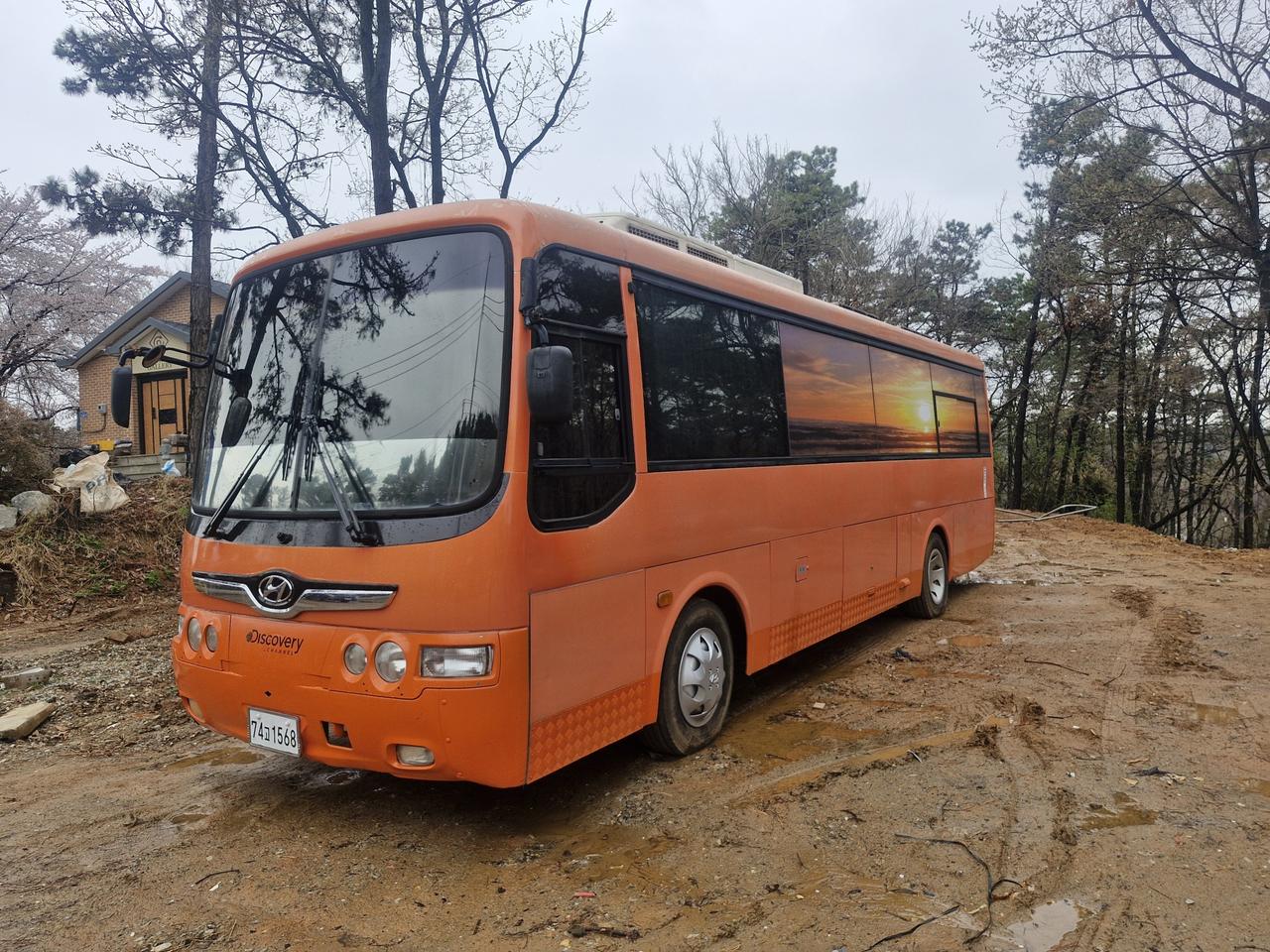 에어로타운   캠핑 버스 팔아요