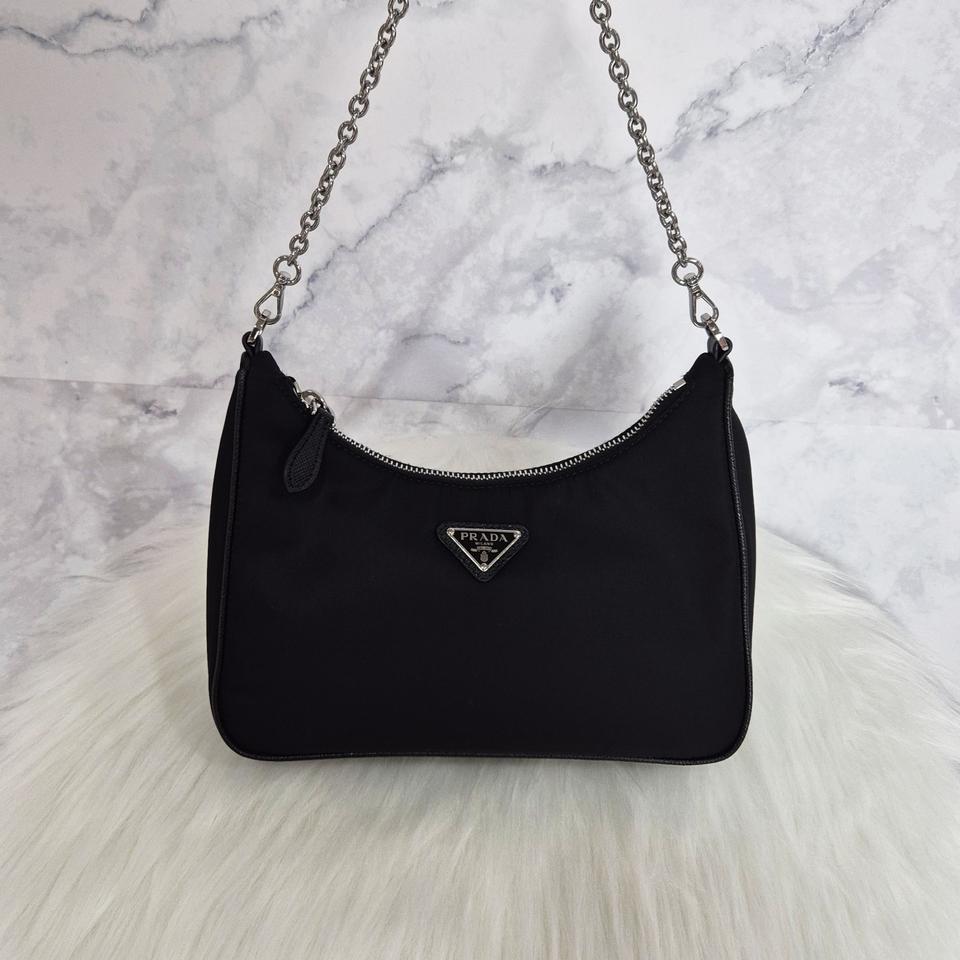 프라다 리나일론 테수토 체인 호보백 1bh204