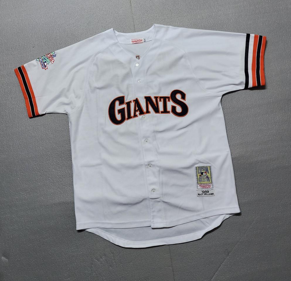 미첼앤네스 샌프란시스코 자어언츠 맷 윌리엄스 어센틱 유니폼