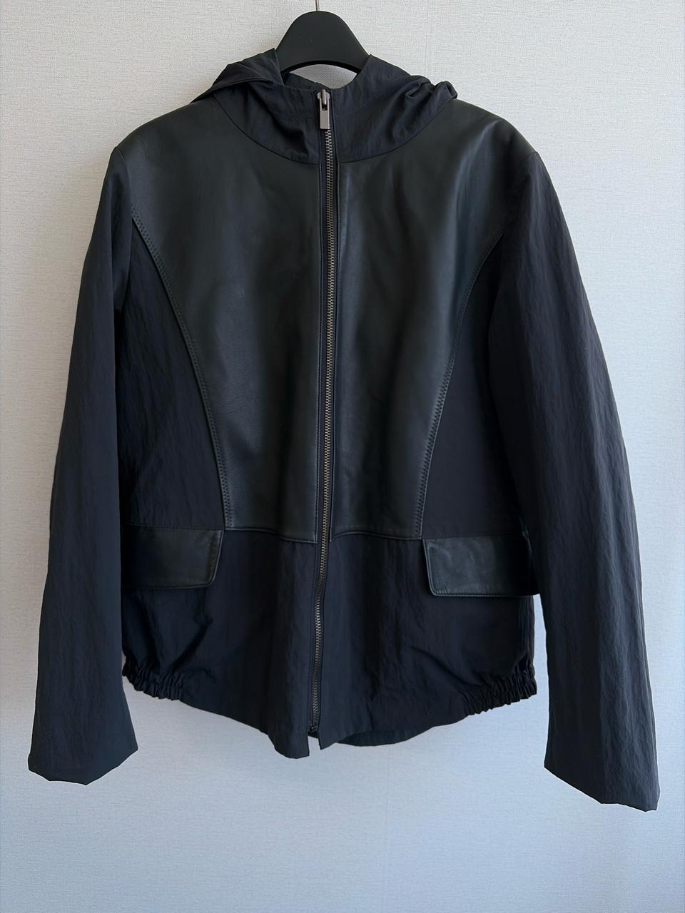 바스락 양가죽 후드 집업 자켓