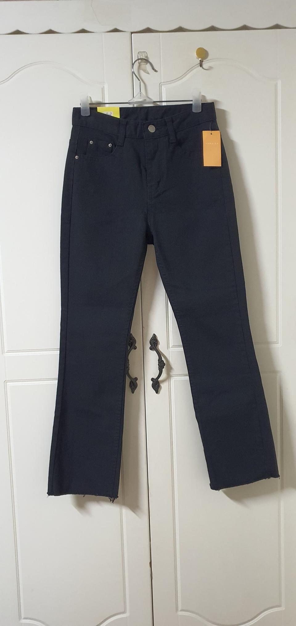 블랙 면 슬림 신축성좋은 부츠컷/텍새상품