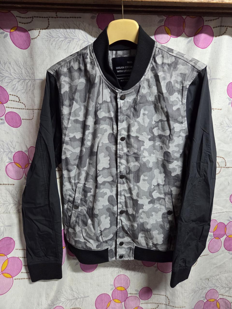 URBAN CREW WITH LITMUS 카모패턴 블루종 100