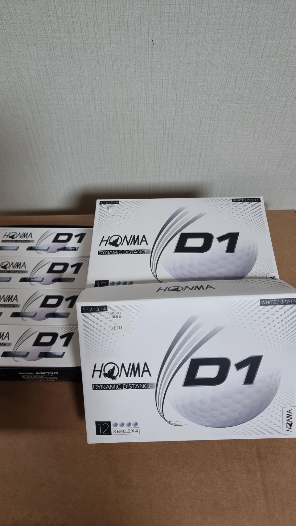 혼마 D1 골프공 3박스 모두