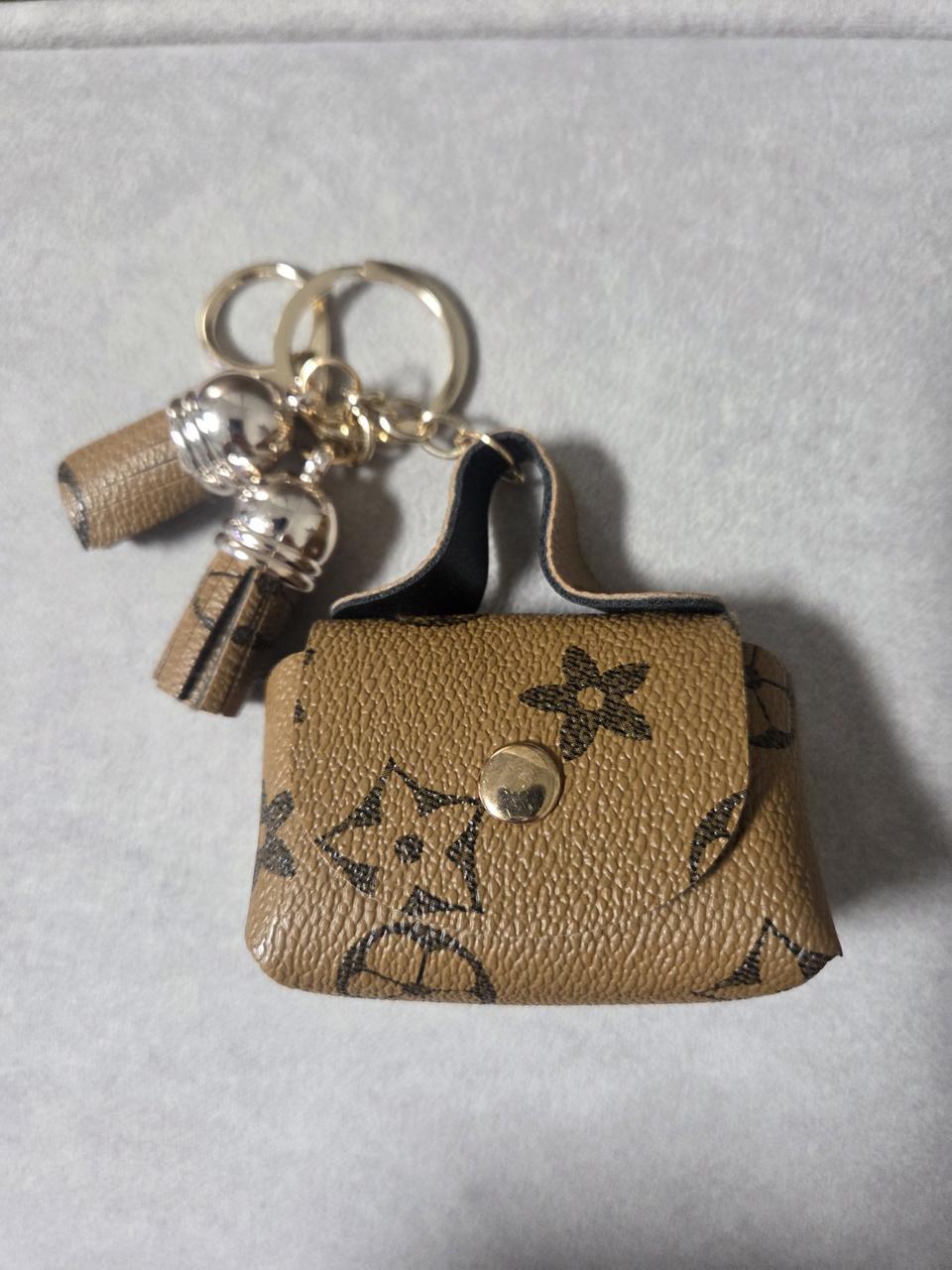 고급 명품 스타일(루이비통)에어팟케이스 키링,미니 파우치 키링