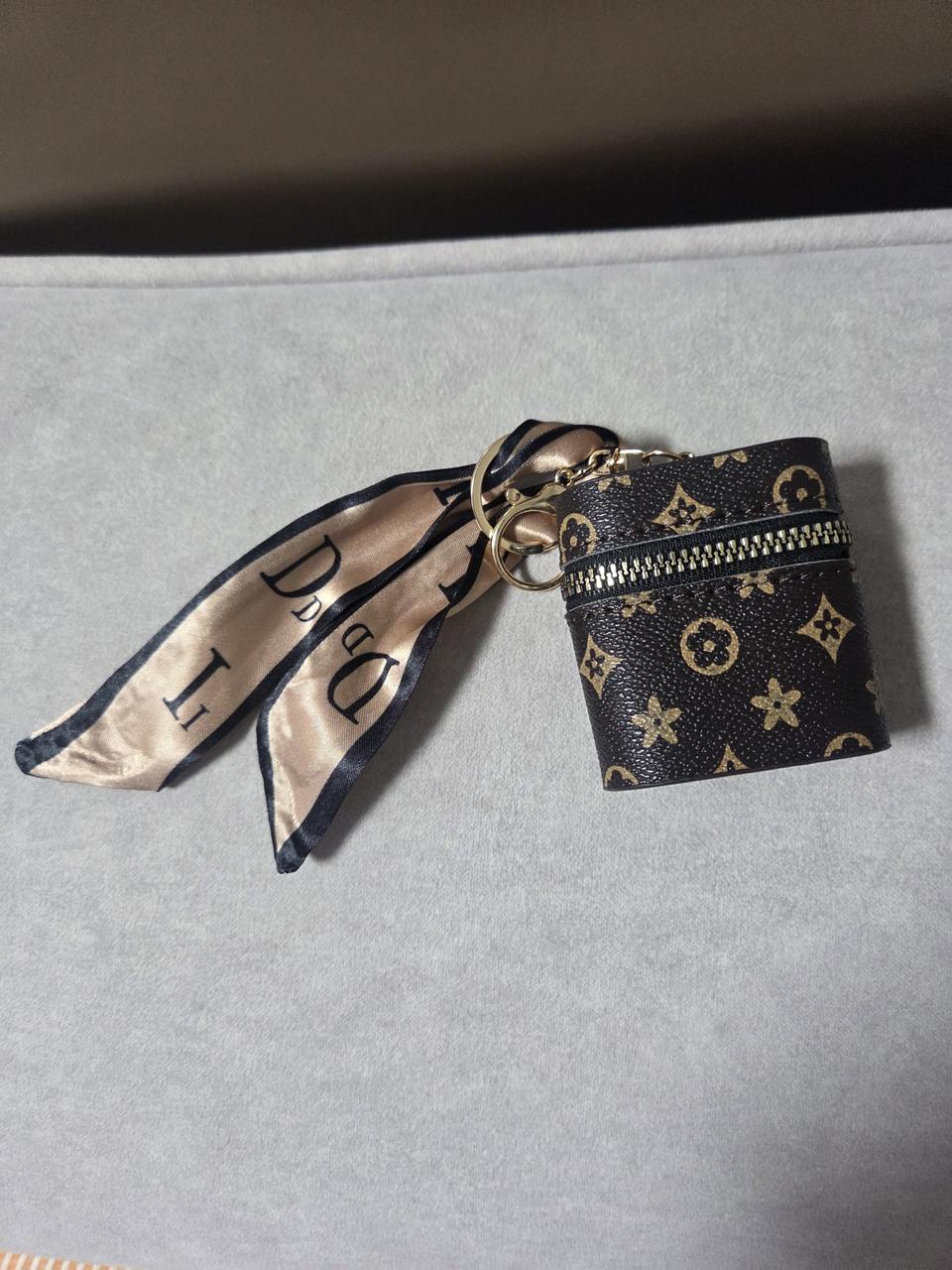 고급 명품 스타일(루이비통)에어팟케이스 키링,미니 파우치 키링