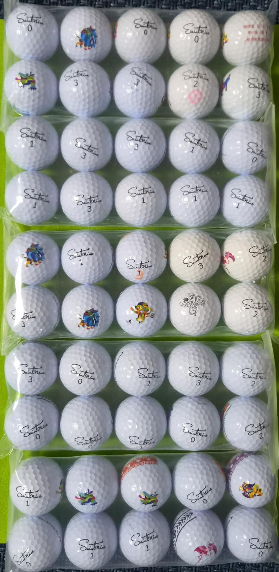 세인트나인 골프공  50개-로스트볼