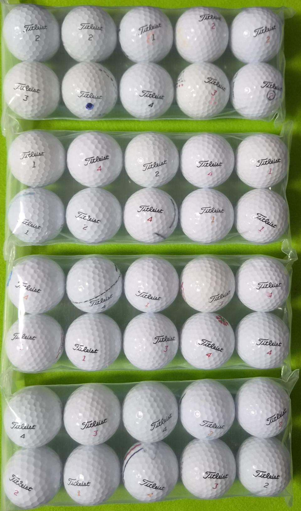 타이틀리스트 골프공 40개-로스트볼