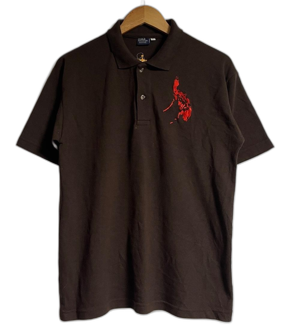 공용 폴로랄프로렌 필리핀 자수 반팔 카라티셔츠 L