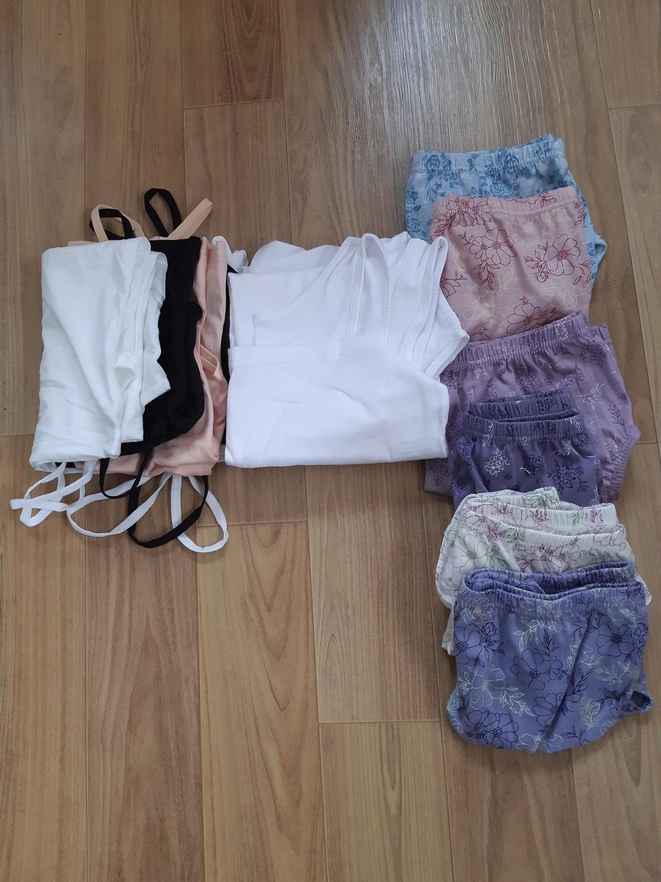 팬티 나시 티셔츠 여성용