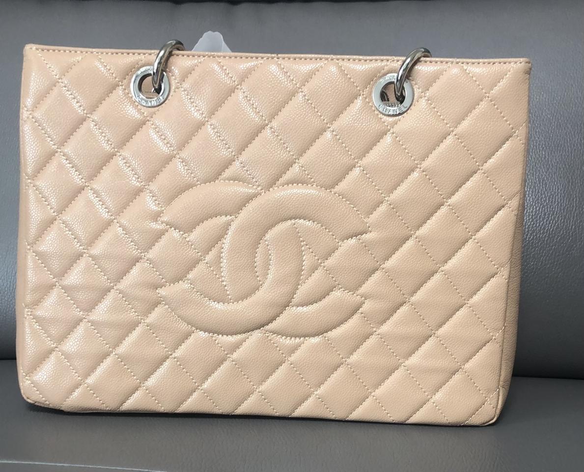 샤넬 누드 베이지 퀼팅 토트백 숄더백