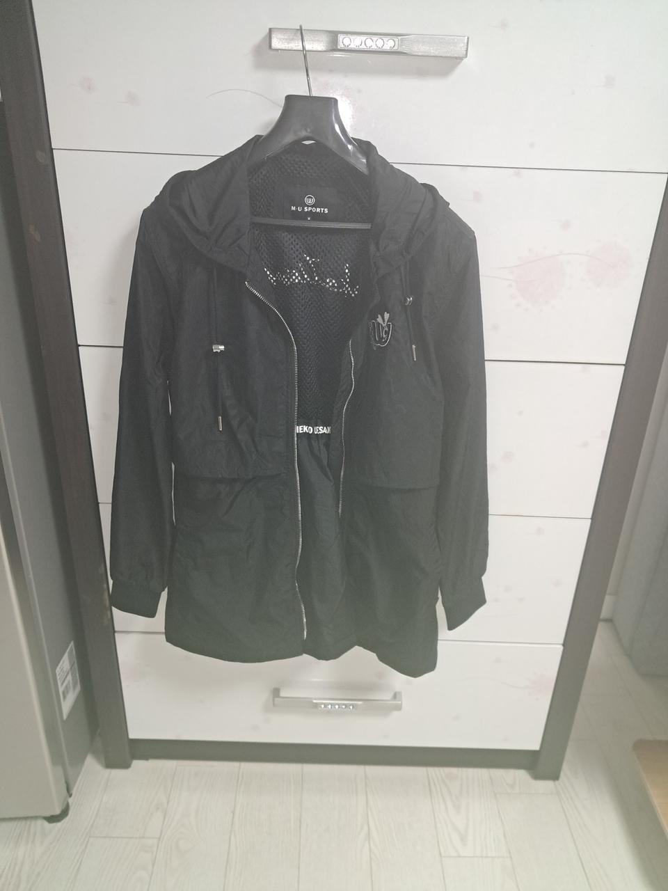 MUSPORPS 블랙후드자켓 새상품봄가을여름