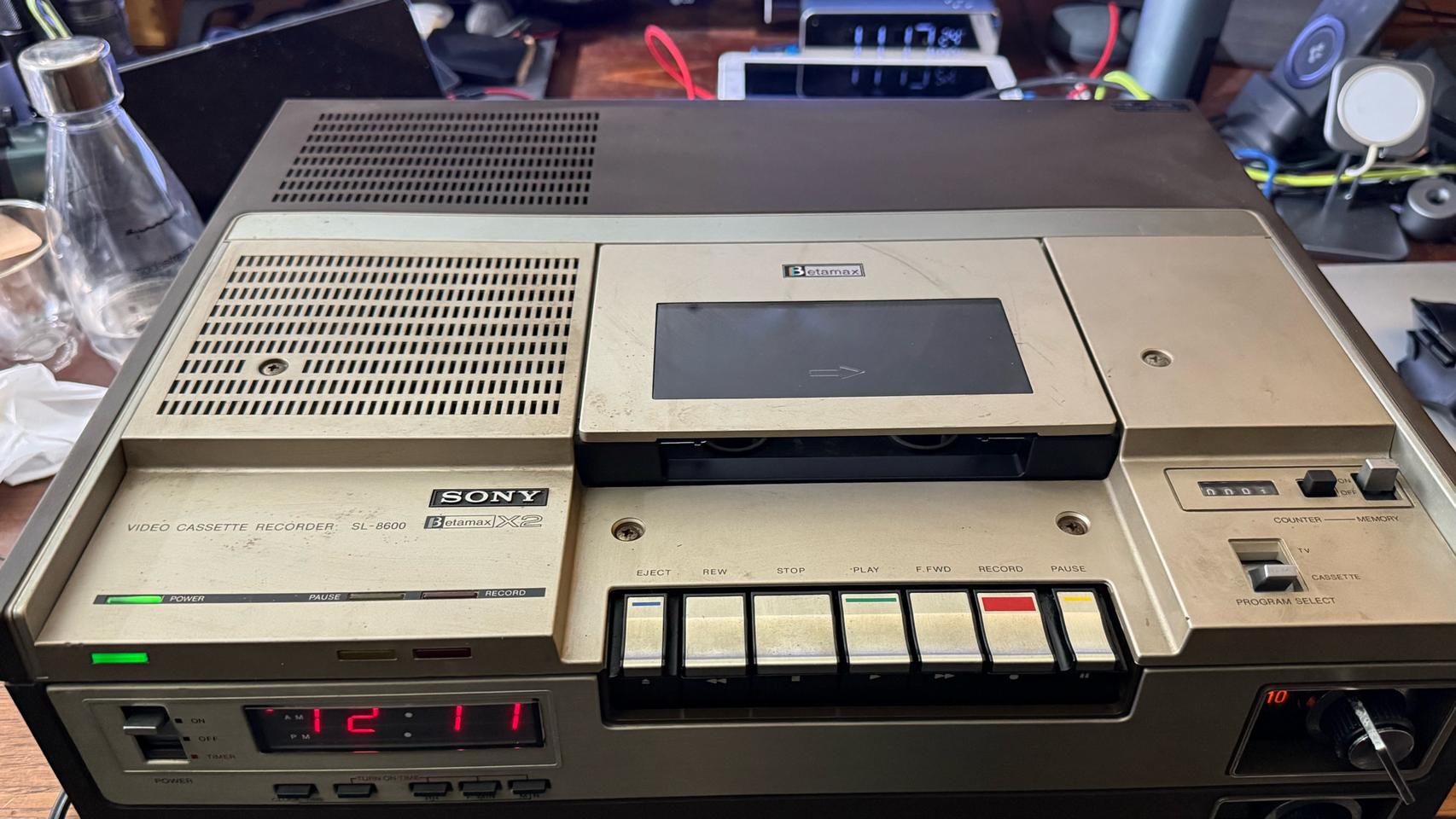 Sony Betamax SL8600 소니베타멕스 초기형 레트로 VCR