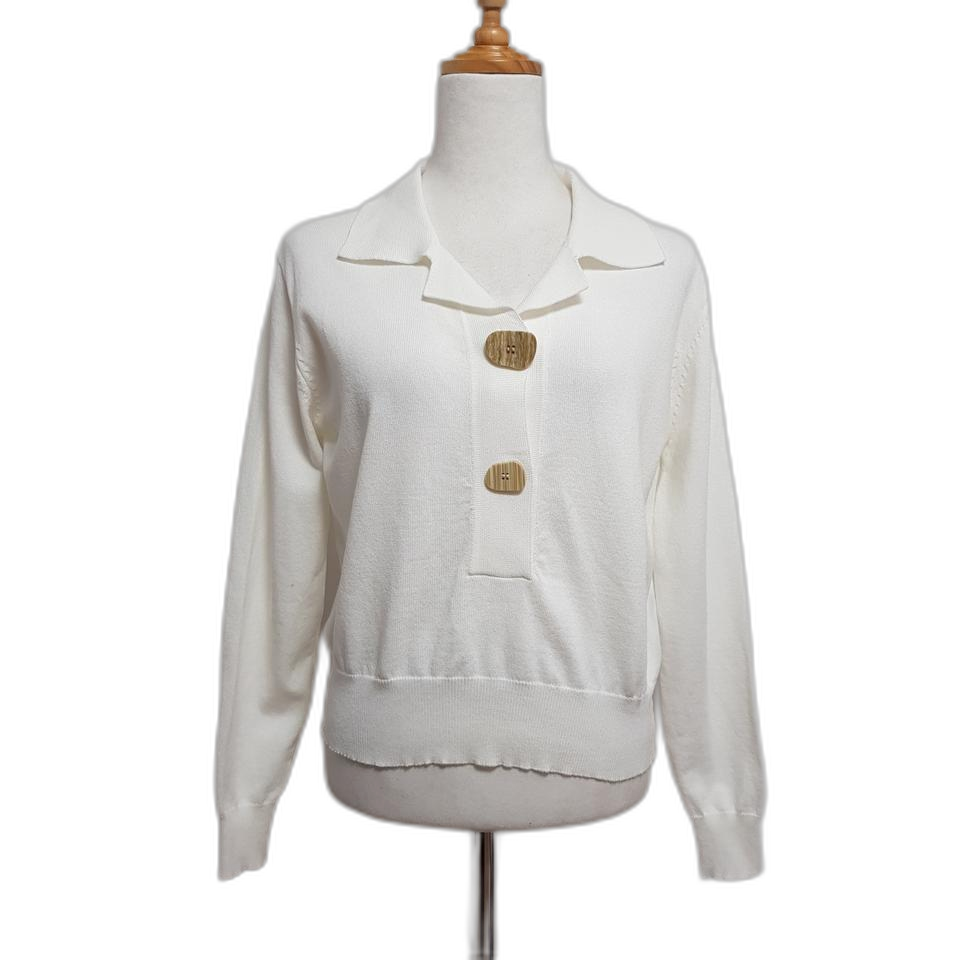 5348/카라니트 여 free사이즈 화이트니트/내옷방