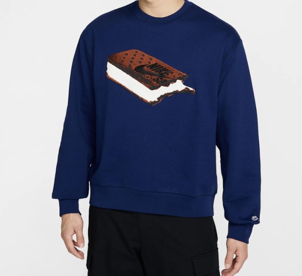 (새상품)  나이키 스케이트 보딩 크루  맨투맨 XXL