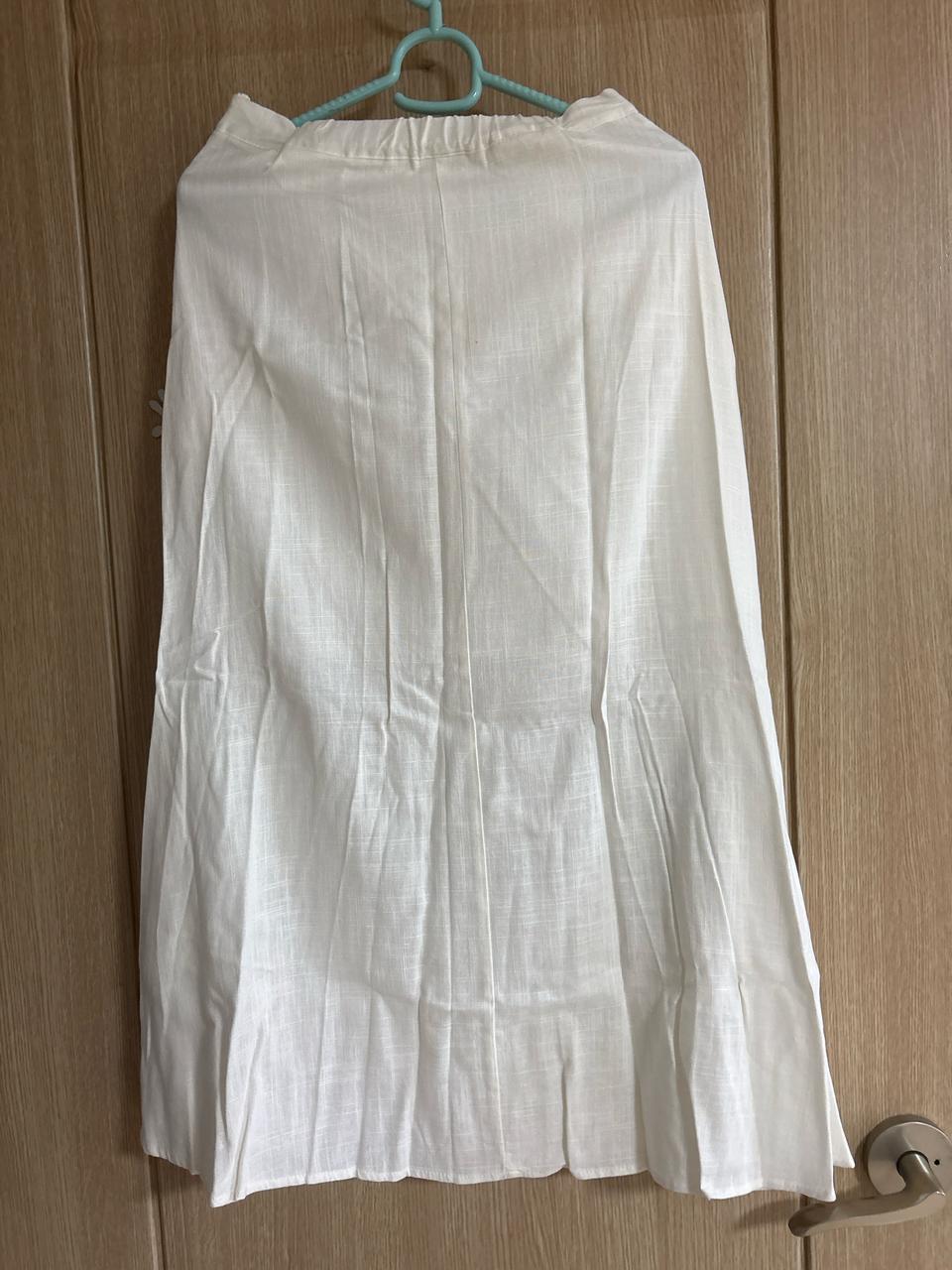 린넨 롱 스커트