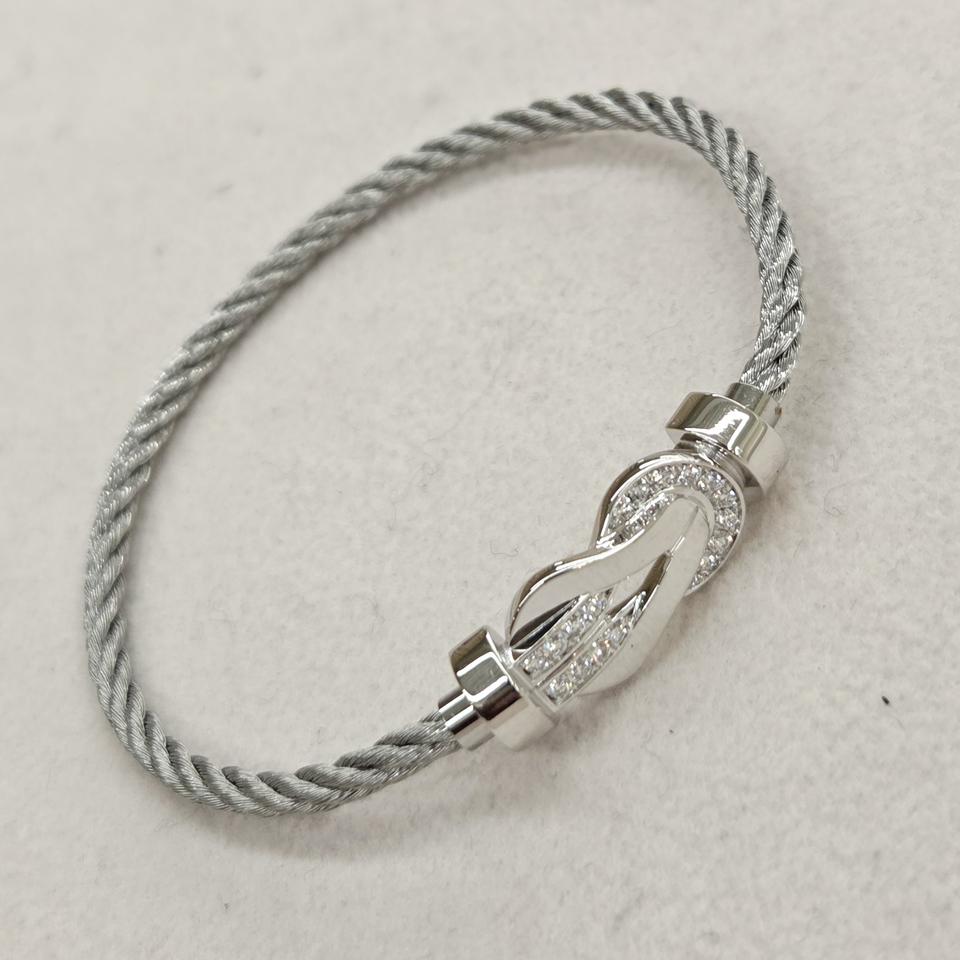 프레드 샹스 인피니 화이트 골드 다이아 미디움