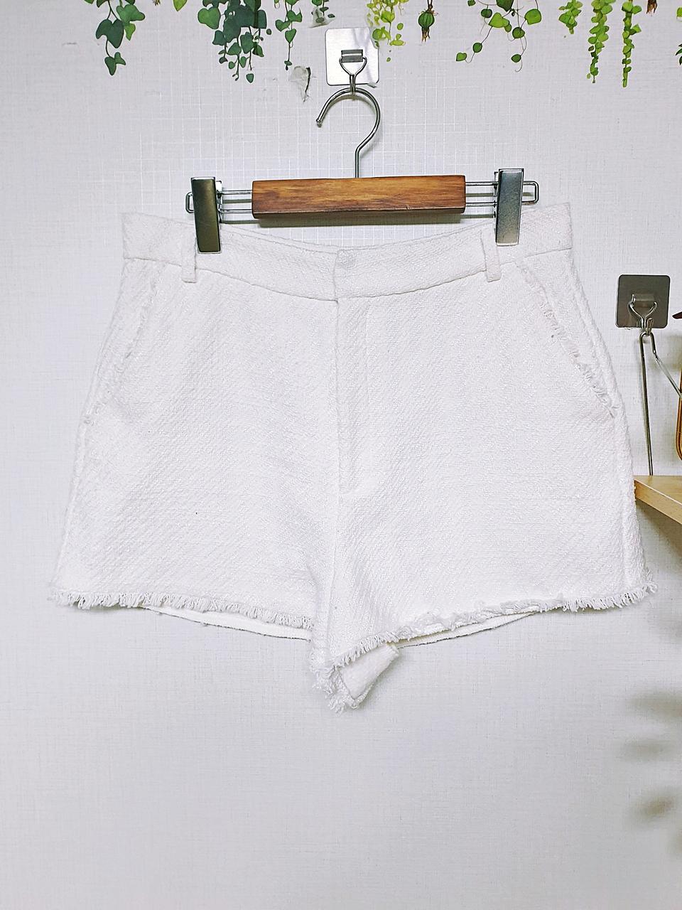 자라 트위드반바지 77 화이트 L