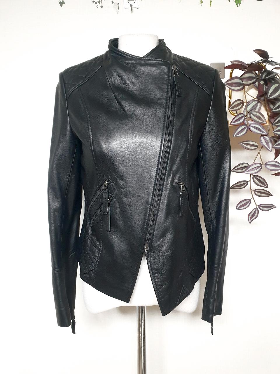 카사바디 천연 양가죽 라이더자켓 66 77 블랙