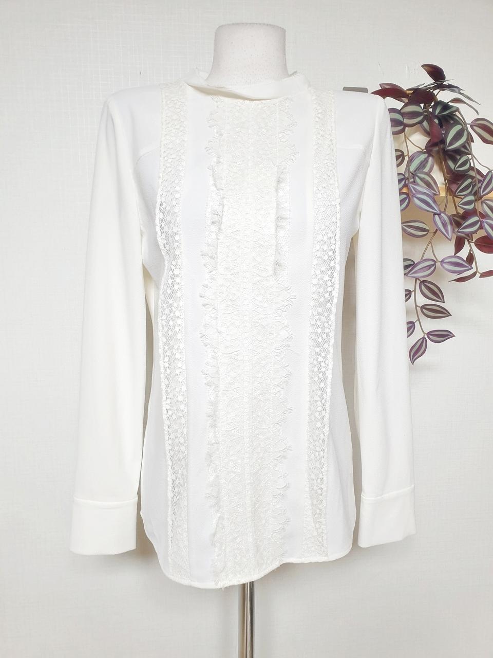 JJ지고트 레이스 블라우스 55 화이트 