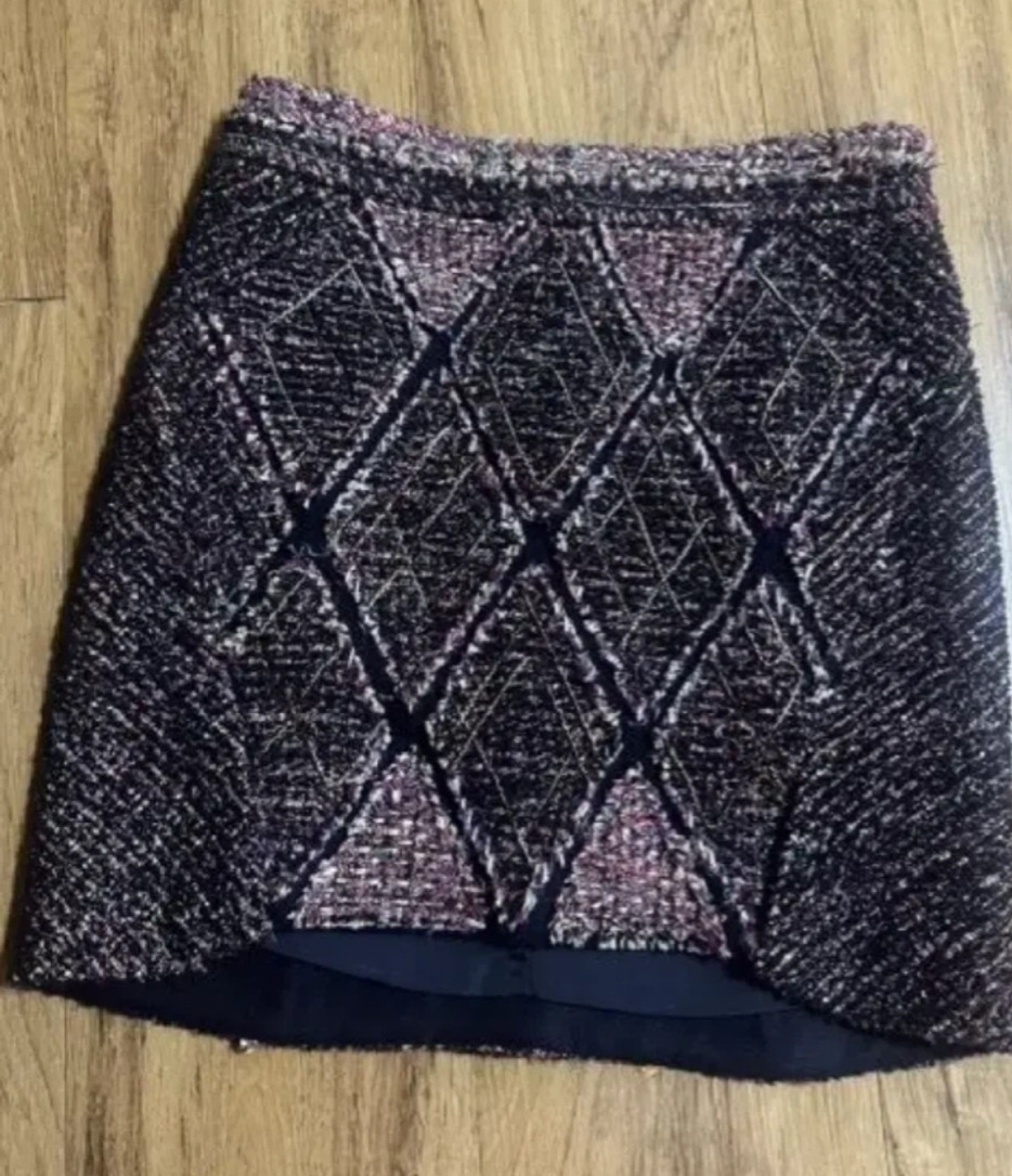 마인 트위드 스커트