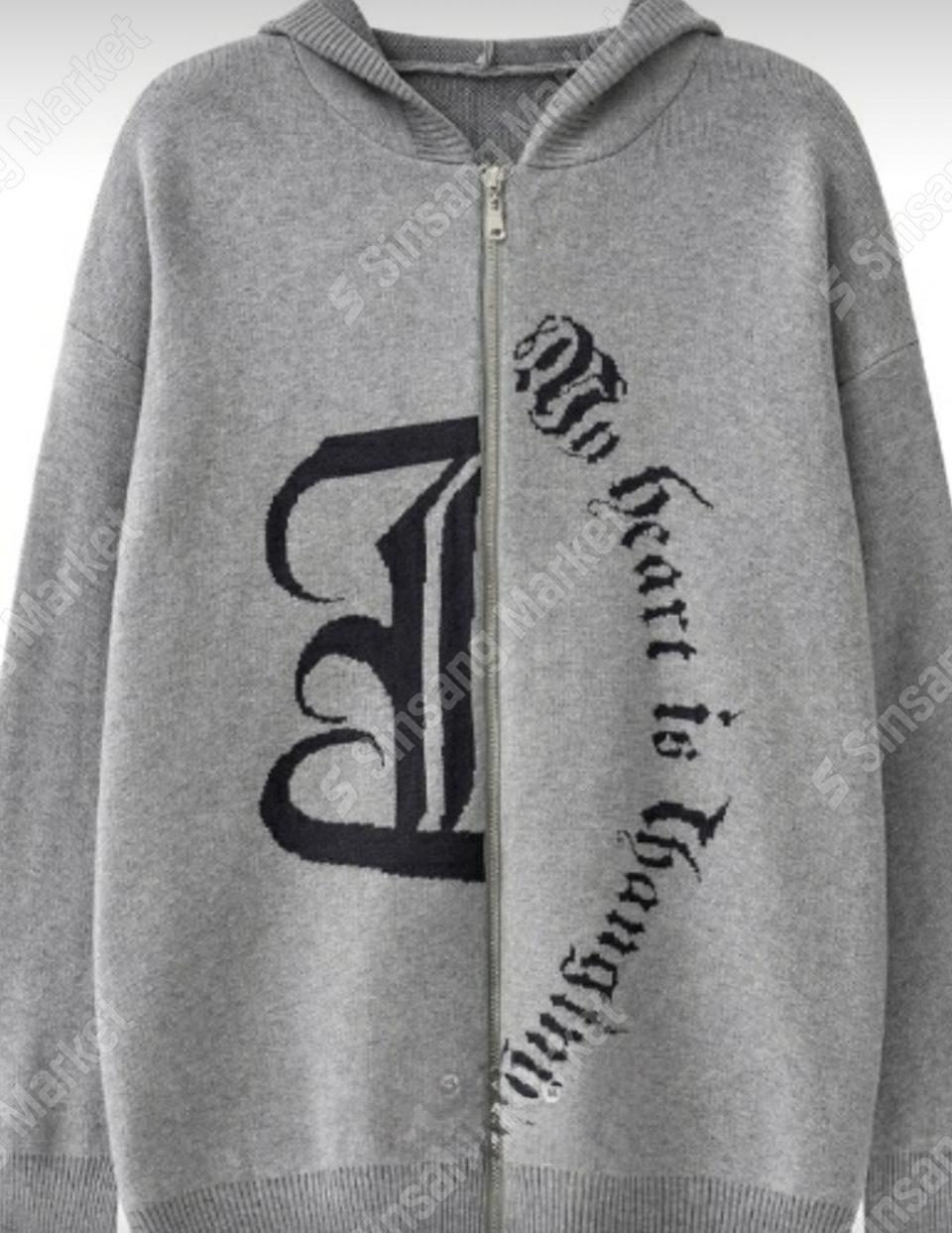 크롬하츠 니트후드집업(새상품)