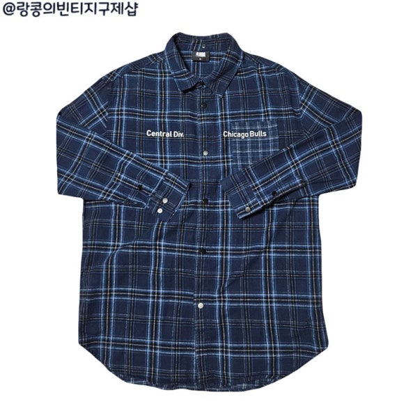 NBA 스트릿 시카고 불스 체크 남방