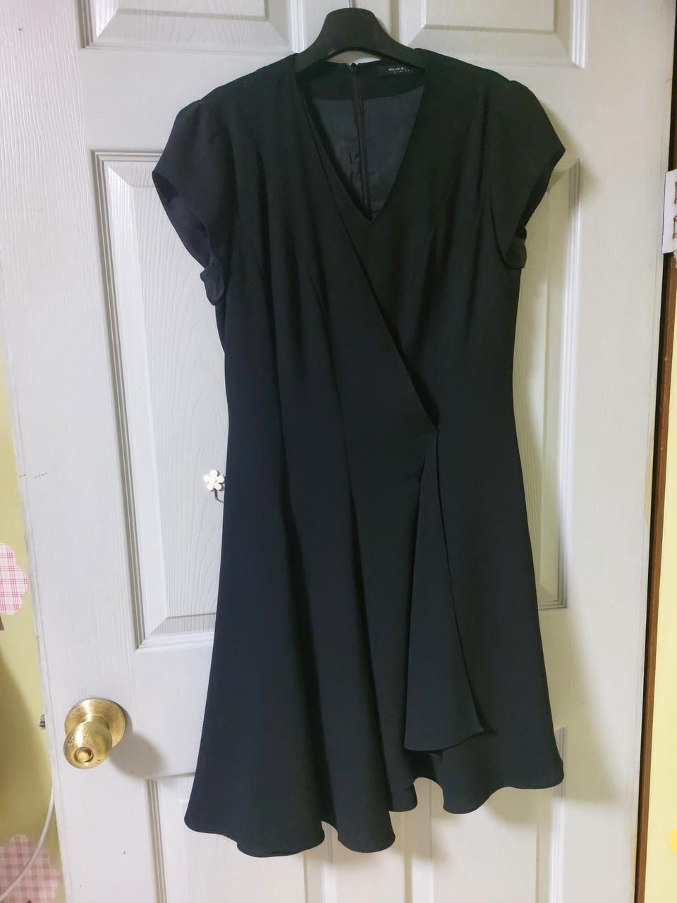 MOJO.S.PHINE (모조에스핀) 블랙 랩스타일 하객룩 원피스 66