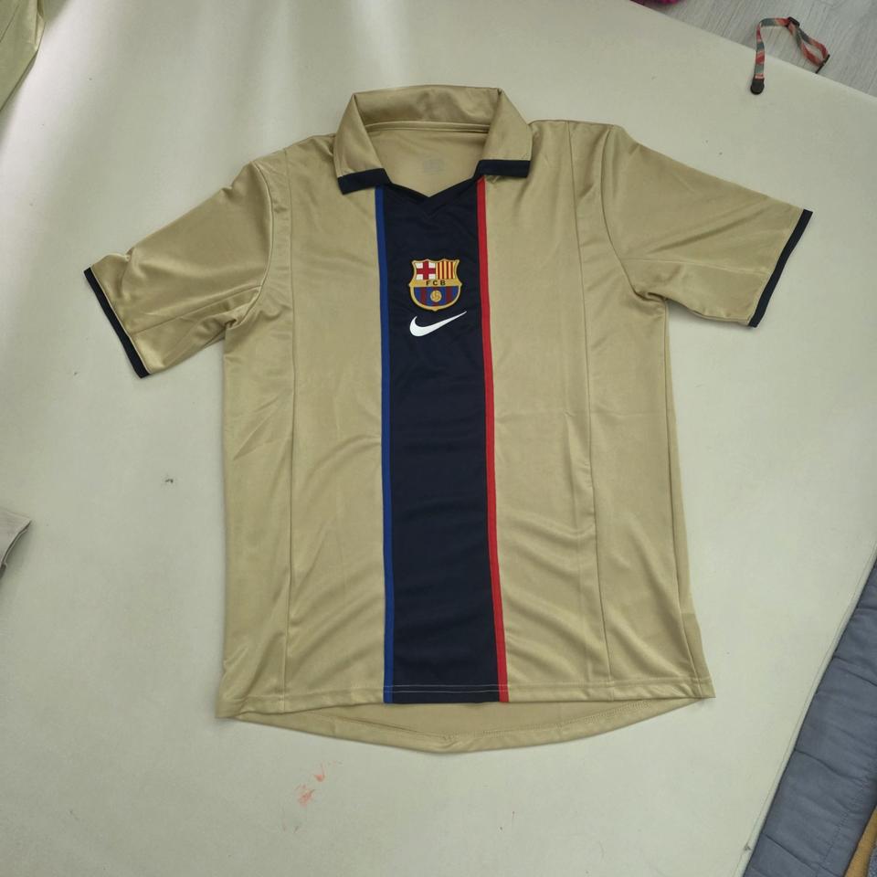 FC 바르셀로나 유니폼 골드컬러 축구 져지