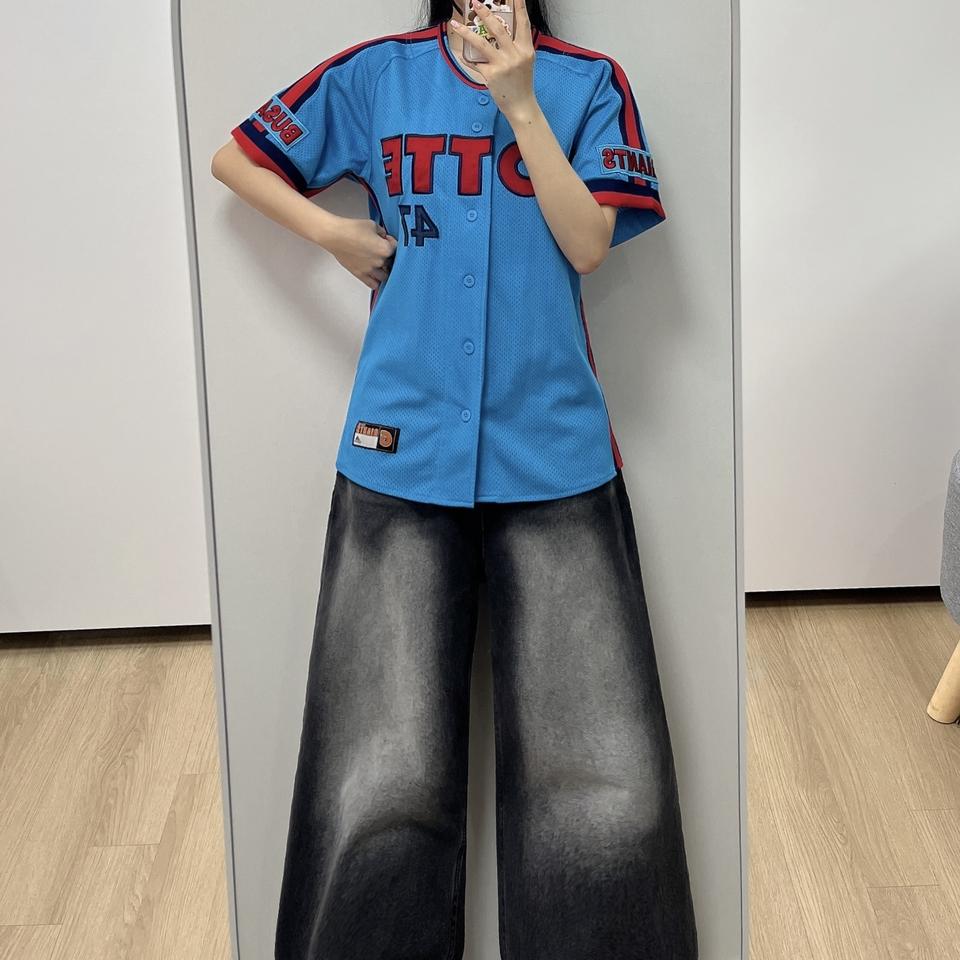 롯데 자이언츠 아디다스 강민호 싸인 올드 반팔 유니폼