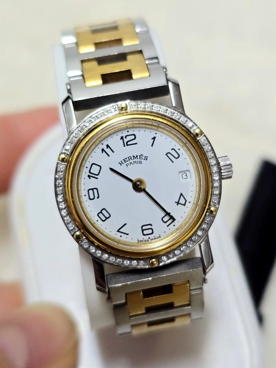 에르메스클리퍼 다이아시계 정품 여성용