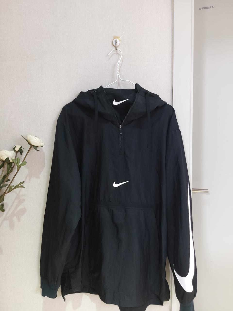 나이키 블랙 빅스우시 아노락 M