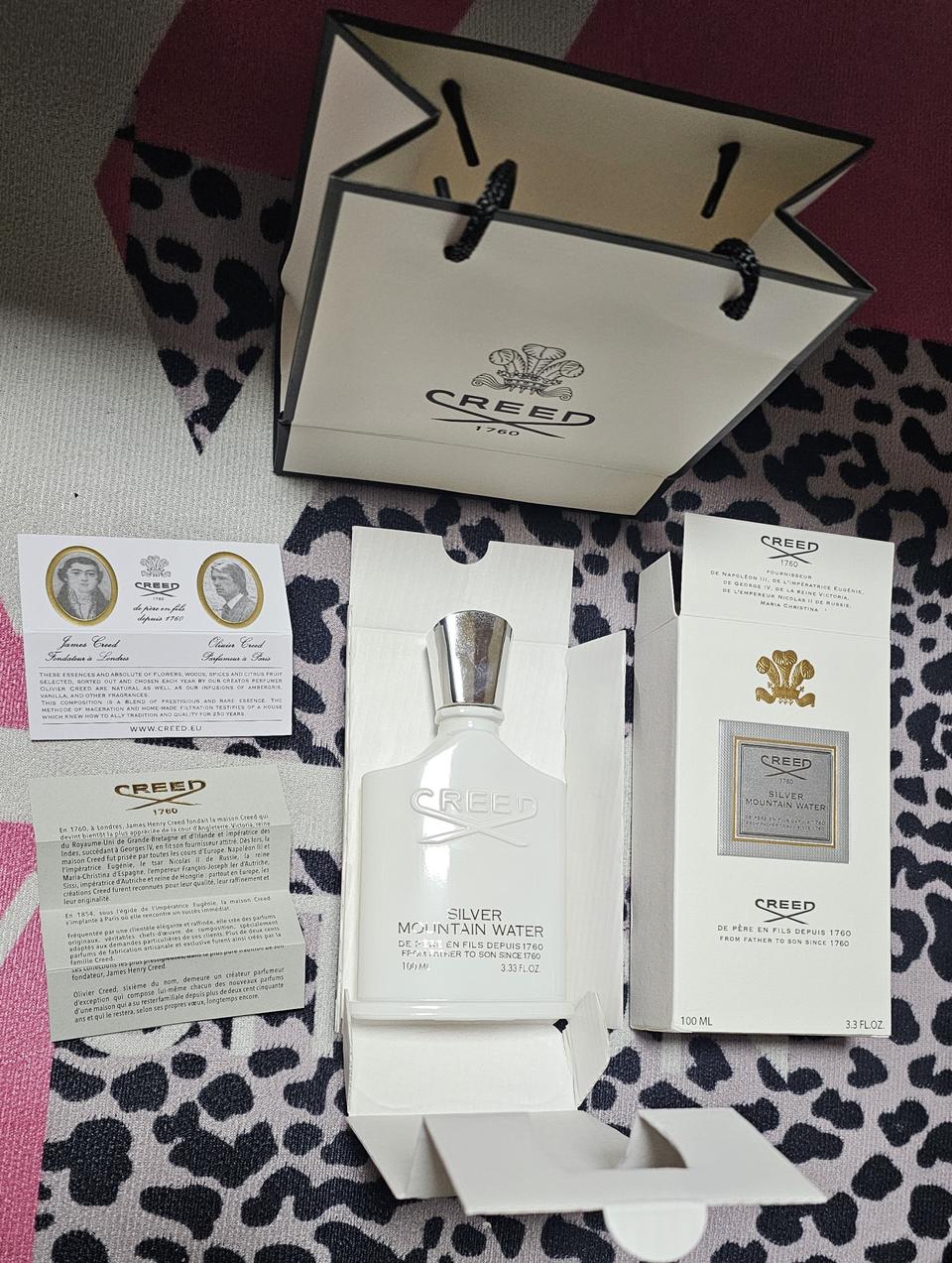 크리드 히말라야 오드퍼퓸 100ml 남자향수 미개봉 새상품 쇼핑백