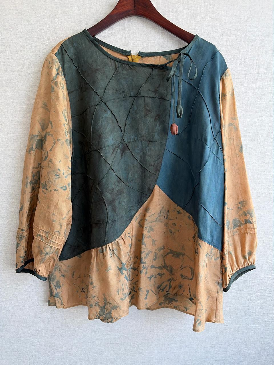 물드린 인견 블라우스 88