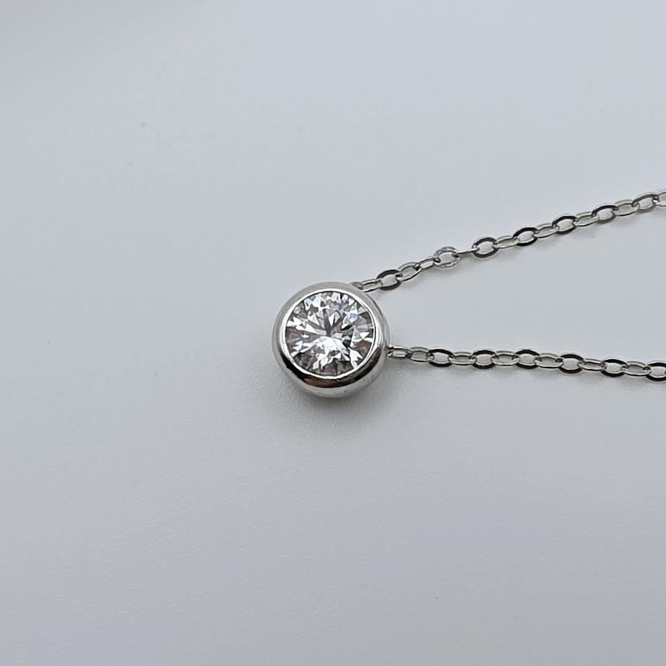 랩다이아몬드 실버 목걸이