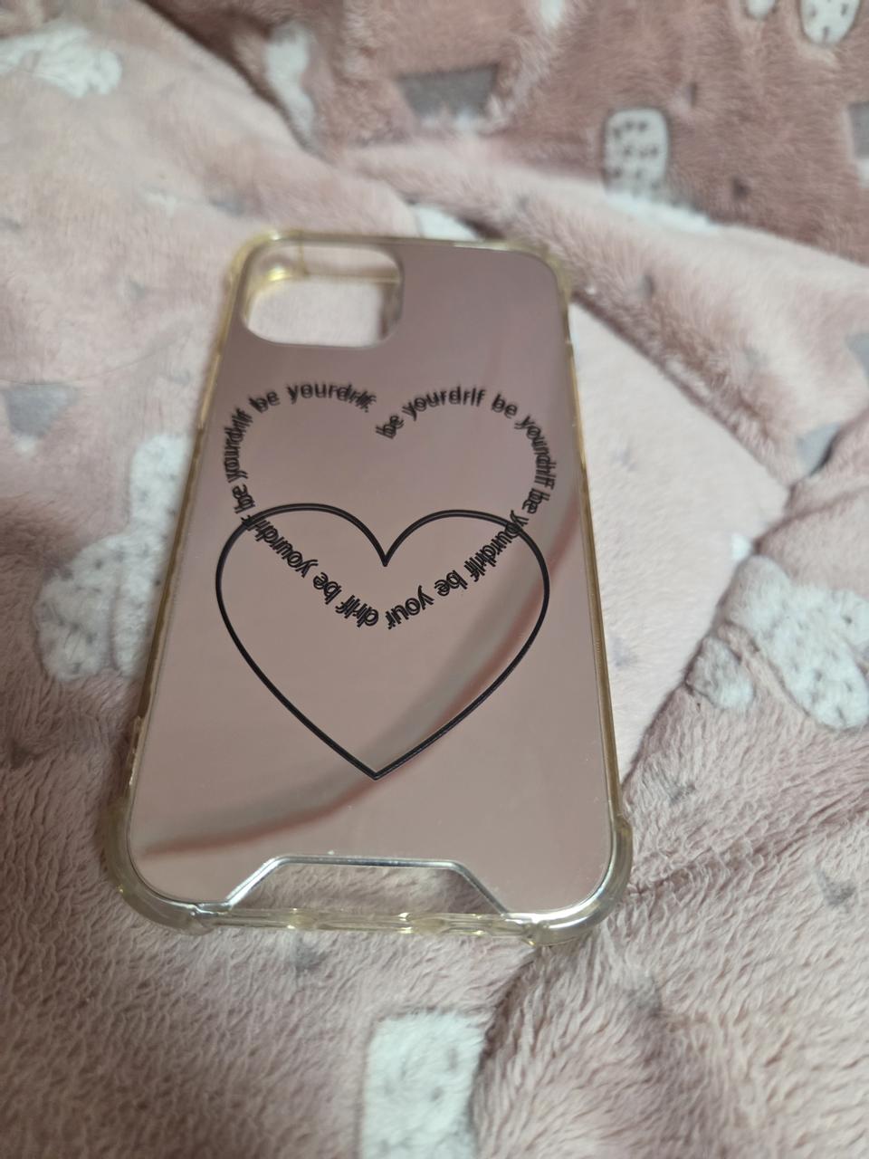 아이폰 미니 13 거울하트 케이스