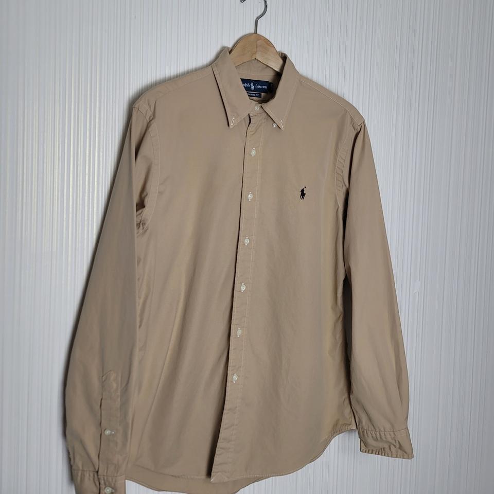 L 폴로 랄프로렌 코튼 셔츠 베이지