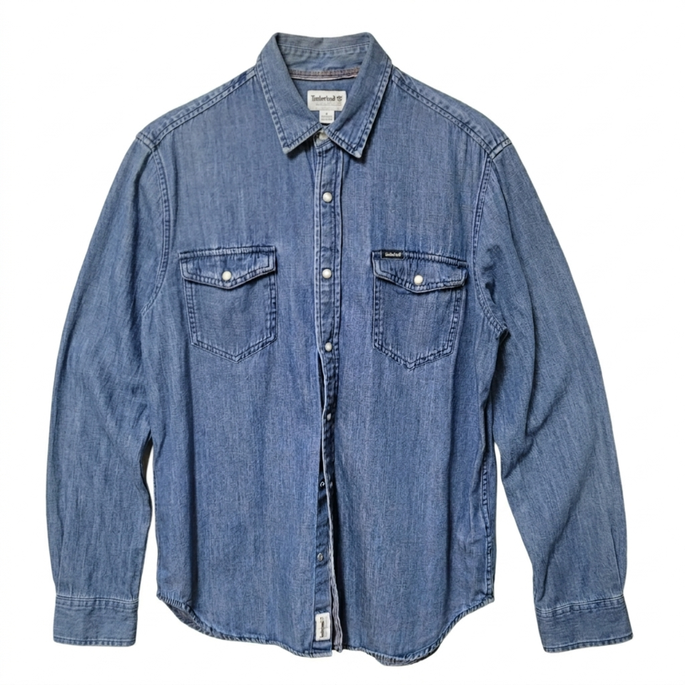 [M] 팀버랜드 레귤러핏 데님셔츠