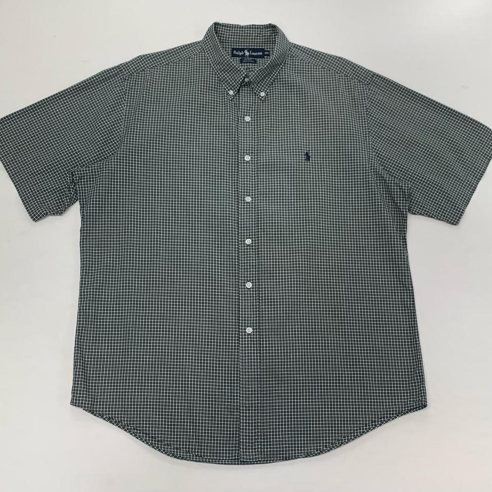 폴로랄프로렌 오버핏 체크셔츠 반팔남방 (105)