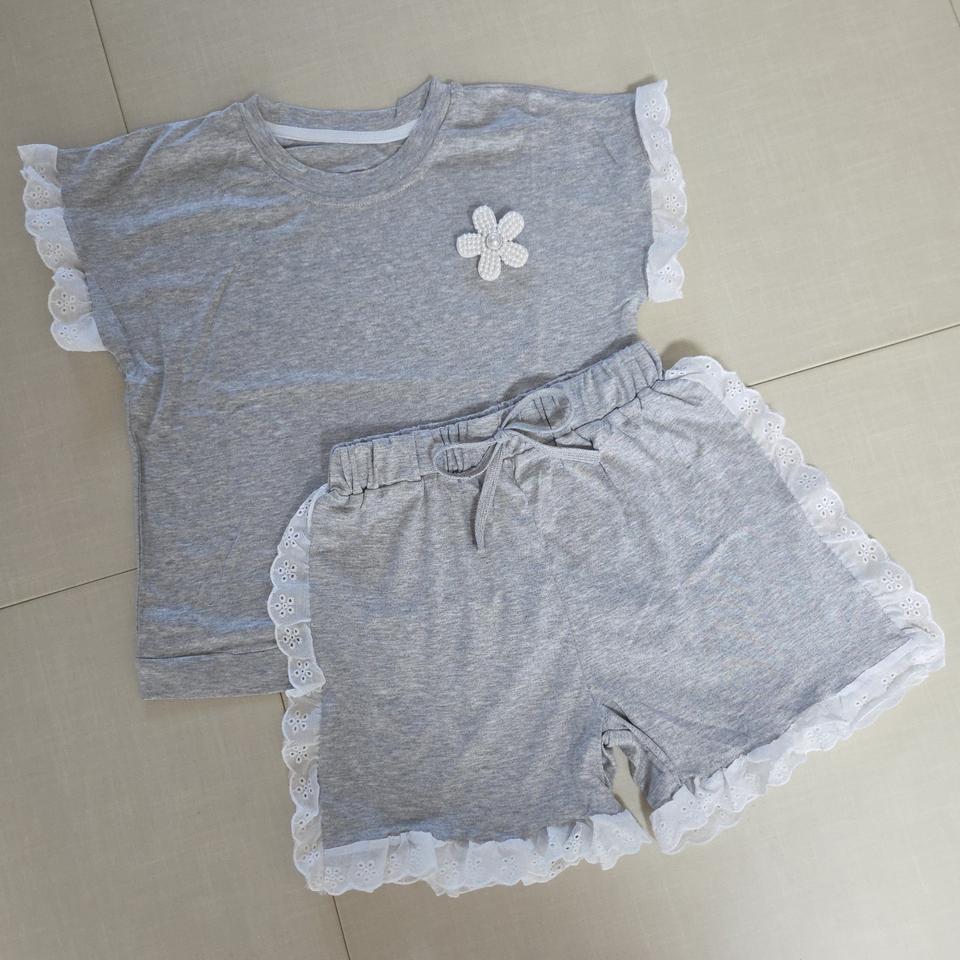 (새상품) 여아 레이스 여름 상하복세트 140호