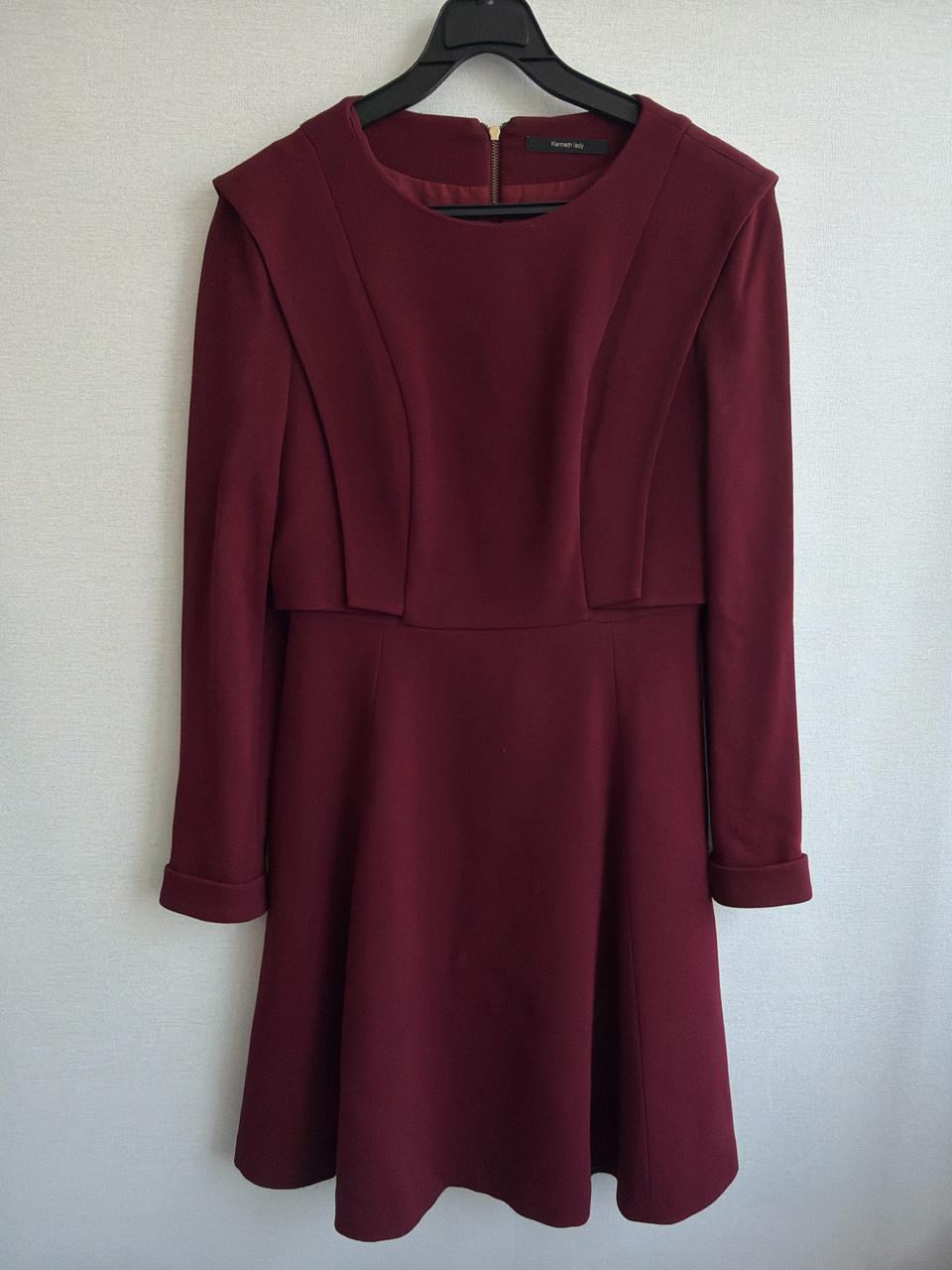 케네스레이디 버건디 원피스 55
