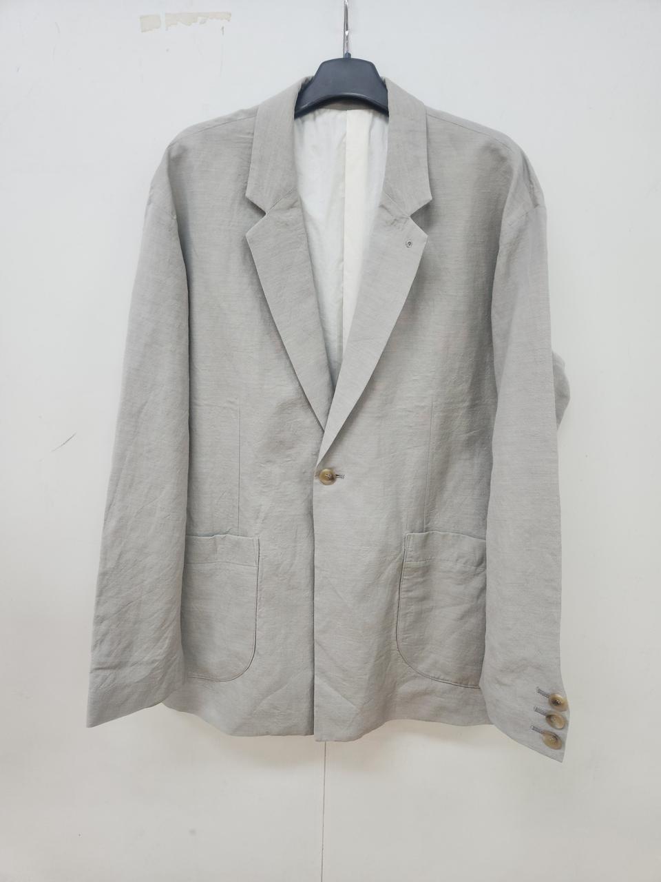 (정품) 소프넷 린넨 울 릴랙스핏 원버튼 블레이져 (M)